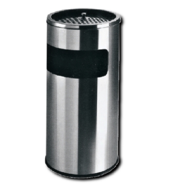 Popelník, odpadkový koš v.60 pr. 25cm nerez